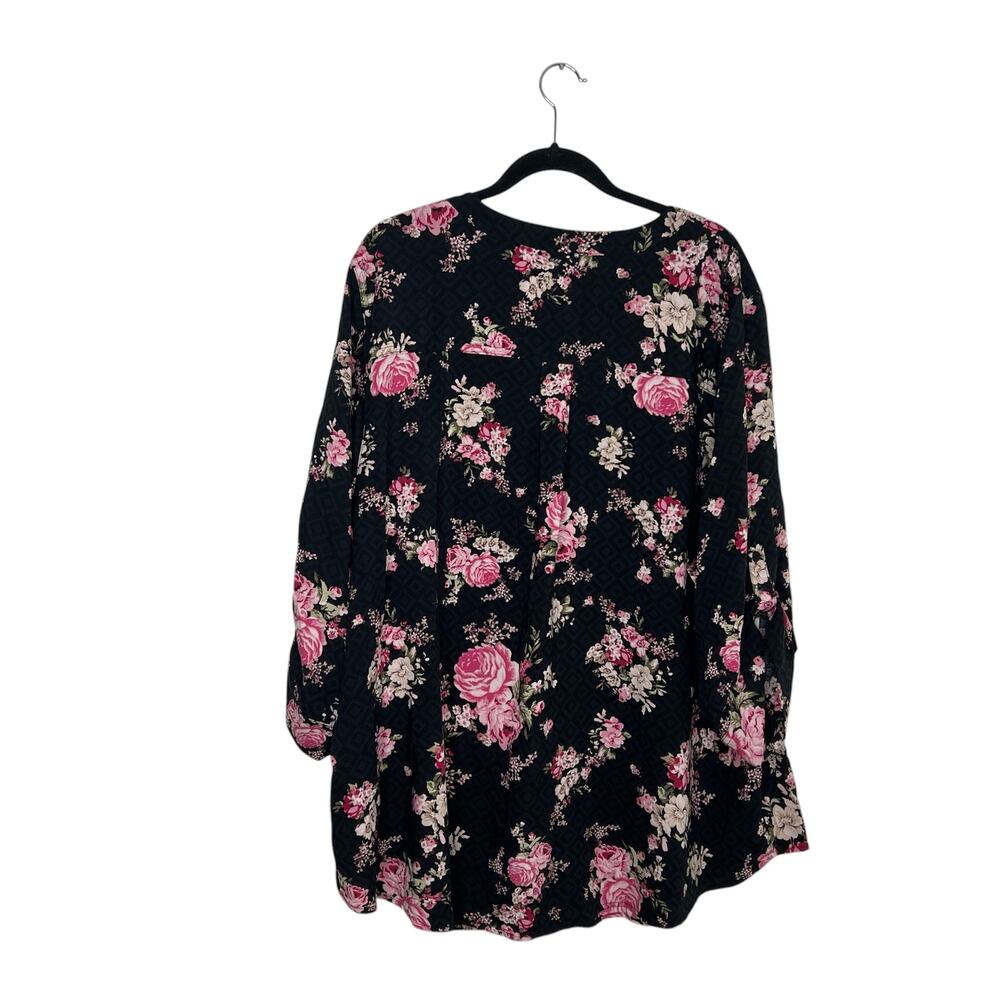 Torrid Harper Challis 3/4 Sleeve Top Size 4 - Picture 2 of 4